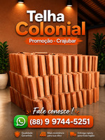 Telha Colonial promoção Crajubar - Cariri 